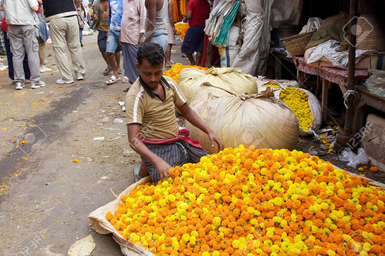 Mullick Ghat Flower Market